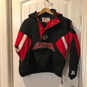 Vintage Starters Chicago Blackhawks anarok. Boys L